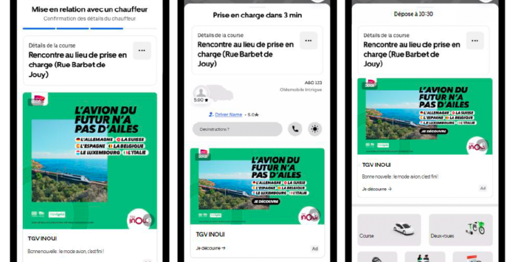 Hacking Pub : quand TGV Inoui se positionne comme alternative à l’avion sur les trajets vers l’aéroport
