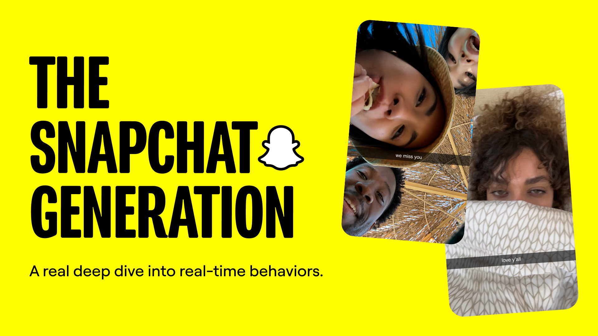 Snapchat dévoile le Snapchat Generation Report