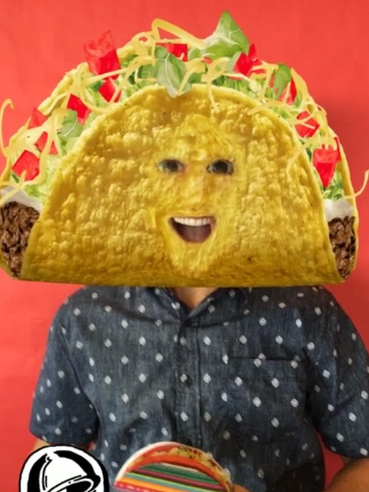Taco Bell operation cinco de mayo publicité sponsored lense